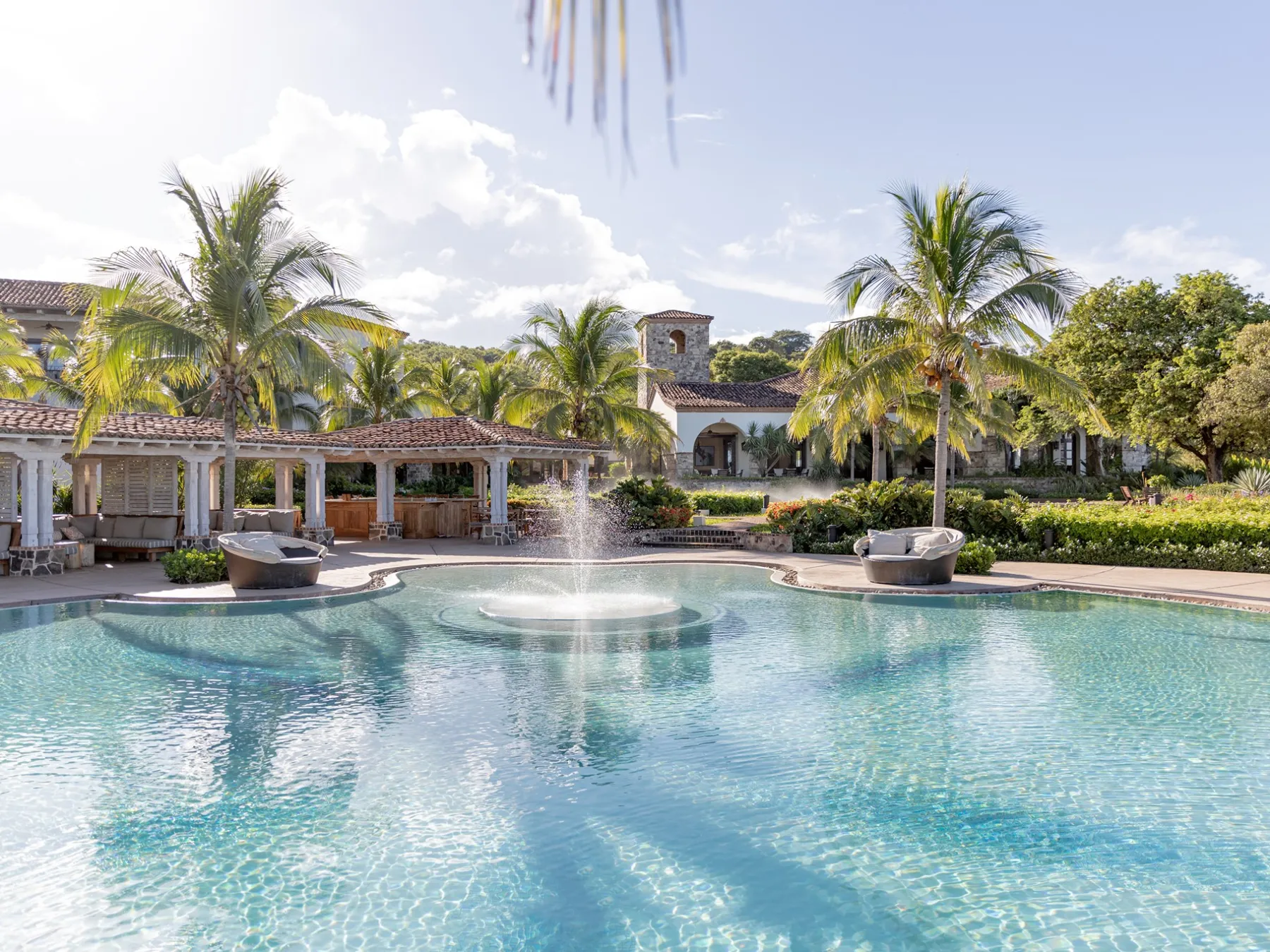 a large pool of water