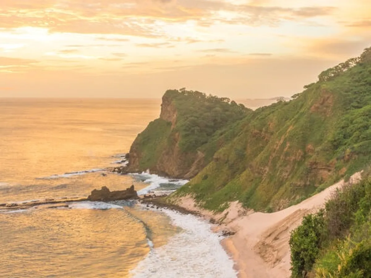 water next to the ocean