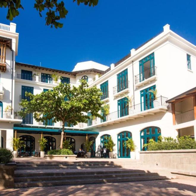 a large brick building