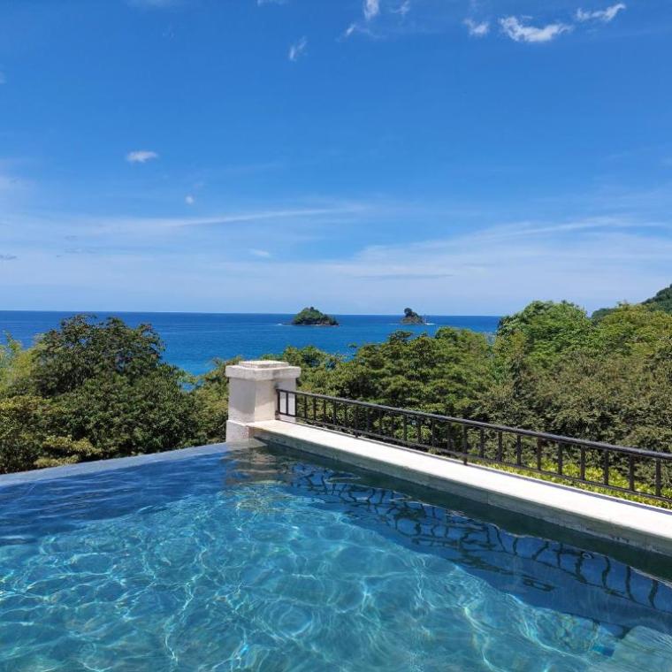 a large pool of water